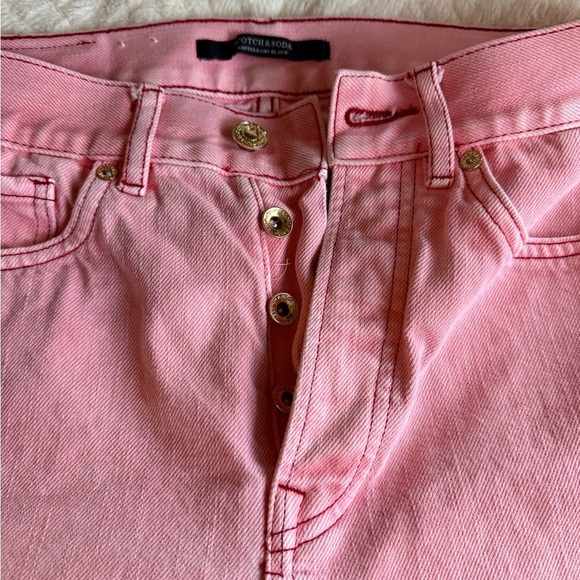 Scotch and Soda Pink Women's Jeans - Picture 2 of 4